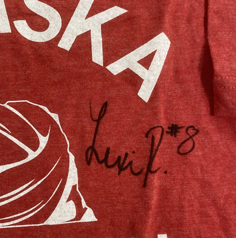 Lexi Rodriguez Nebraska Volleyball SIGNED Player Exclusive Practice Shirt (Size M)