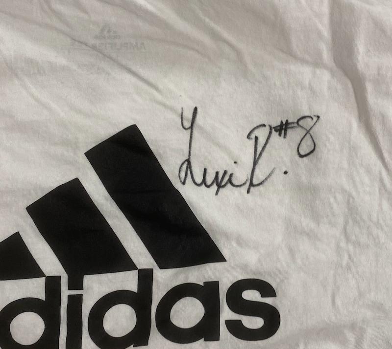 Lexi Rodriguez Nebraska Volleyball SIGNED Player Exclusive "Actions Build Belief" Practice Shirt (Size M)