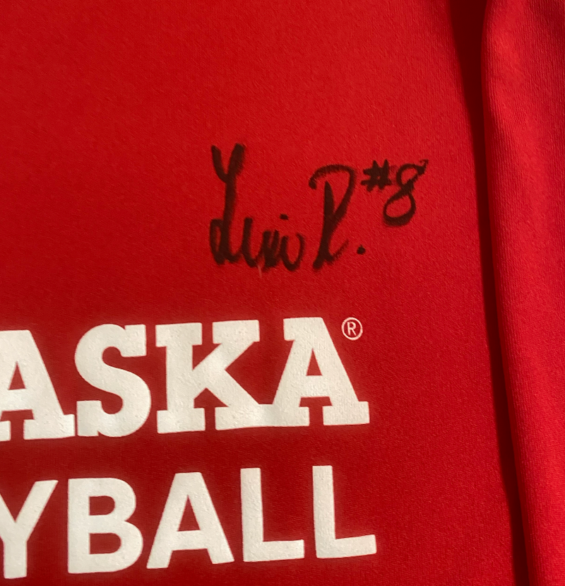 Lexi Rodriguez Nebraska Volleyball SIGNED Player Exclusive Pre-Game Warm-Up Long Sleeve Shirt (Size S)