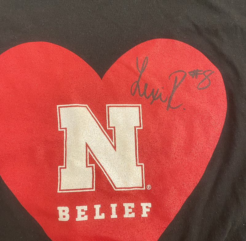 Lexi Rodriguez Nebraska Volleyball SIGNED Player Exclusive Practice Shirt (Size M)