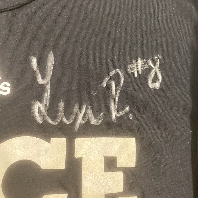 Lexi Rodriguez Nebraska Volleyball SIGNED Player Exclusive "2024 SEASON RACE FOR THE ROSES - FINAL FOUR IN KENTUCKY" Practice Shirt (Size M) - PHOTO MATCHED
