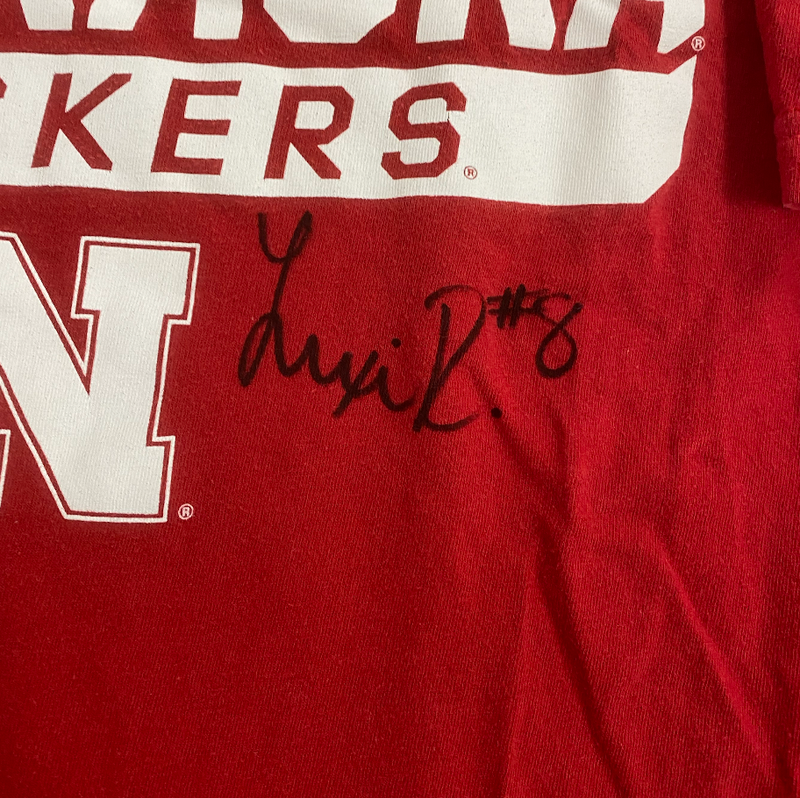 Lexi Rodriguez Nebraska Volleyball SIGNED Player Exclusive Practice Shirt (Size M)