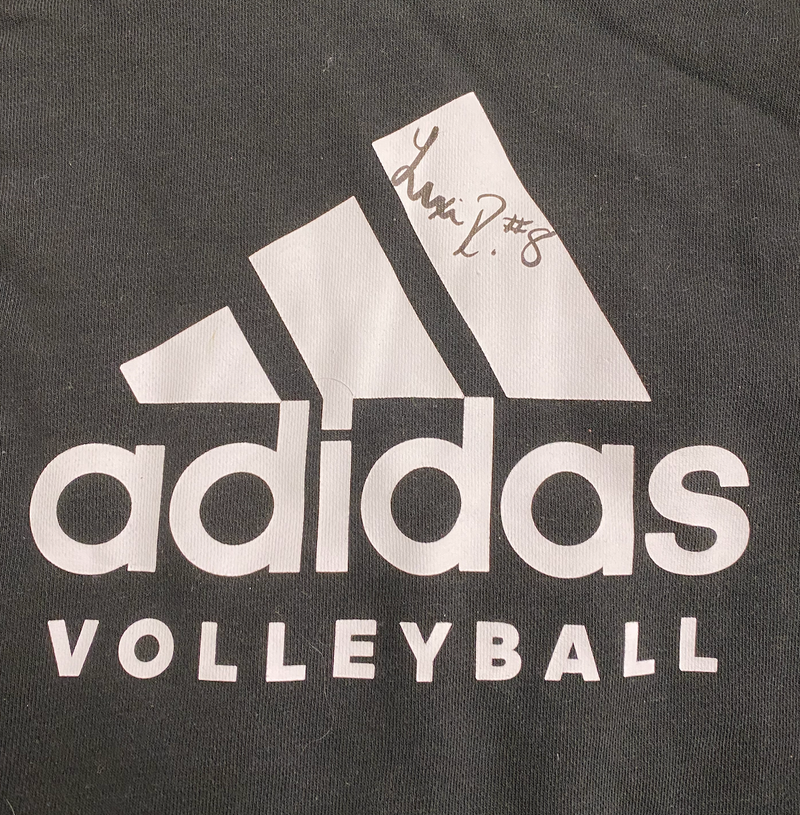 Lexi Rodriguez Nebraska Volleyball SIGNED Team Issued Adidas Sweatshirt (Size M)