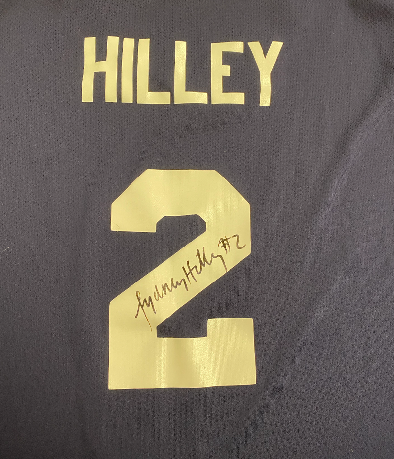 Sydney Hilley Omaha Supernovas SIGNED Player Exclusive Pre-Game Warm-Up Shirt with Name on Back (Size L)