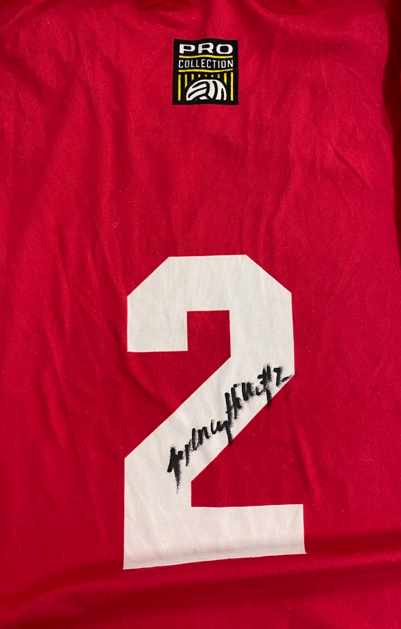 Sydney Hilley Omaha Supernovas SIGNED Player Exclusive Pre-Game Warm-Up Shirt (Size L)