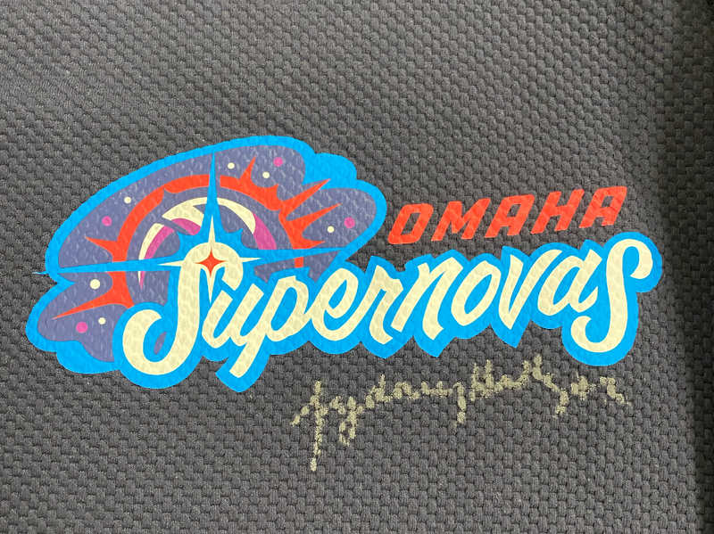Sydney Hilley Omaha Supernovas SIGNED Player Exclusive Performance Hoodie (Size L)