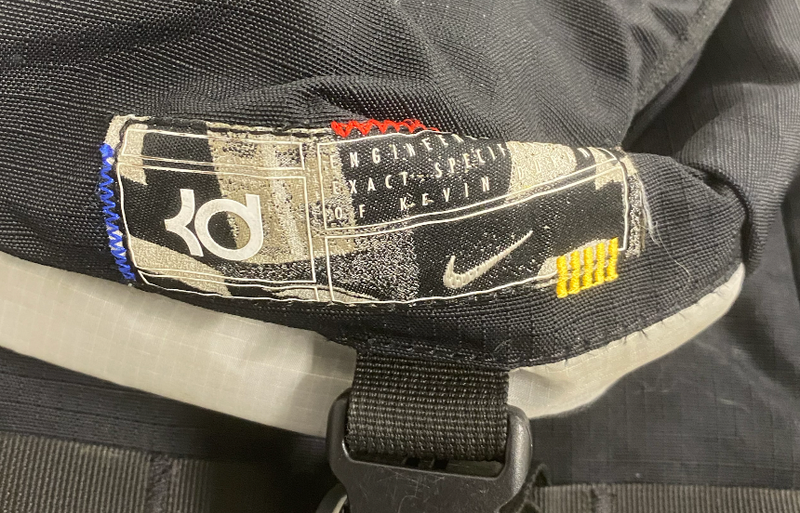 William Wagner Michigan Football Team Issued "Nike Kevin Durant" Backpack with Player Tag