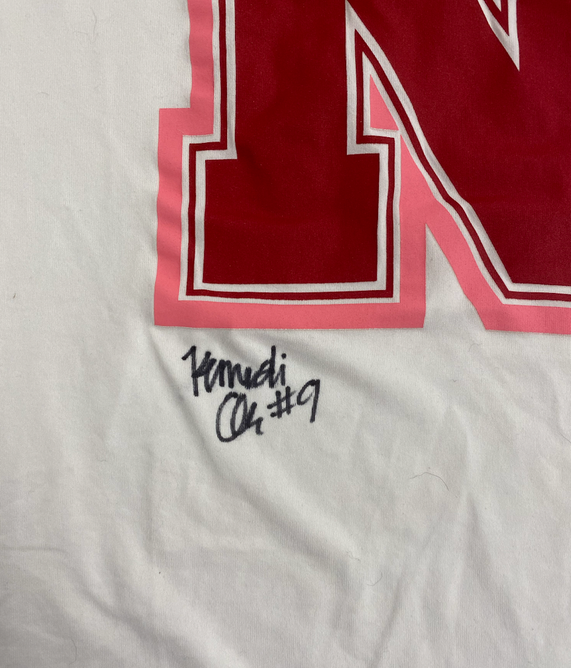 Kennedi Orr Nebraska Volleyball SIGNED Player Exclusive Practice Shirt (Size L)