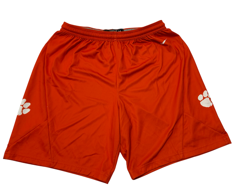 Myles Foster Clemson Basketball Player Exclusive Practice Shorts (Size XL)