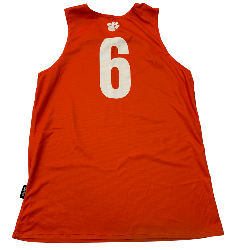 Myles Foster Clemson Basketball Player Exclusive Reversible Practice Jersey (Size L)