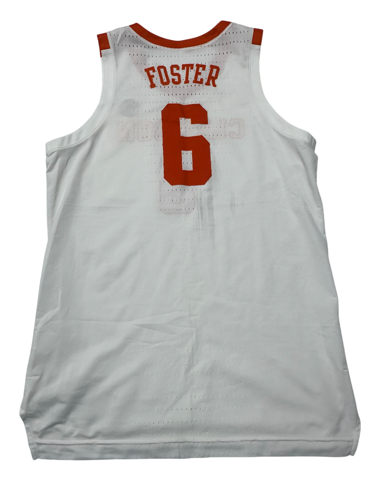 Myles Foster Clemson Basketball 2024-2025 Game Worn Jersey (Size 48)
