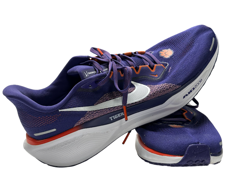 Myles Foster Clemson Basketball Team Issued "Nike Pegasus 41" Shoes (Size 14)