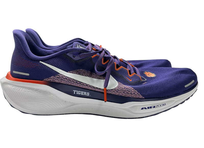 Myles Foster Clemson Basketball Team Issued "Nike Pegasus 41" Shoes (Size 14)