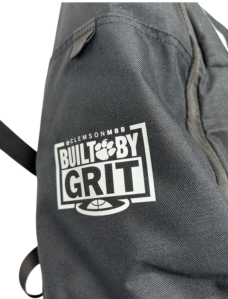 Myles Foster Clemson Basketball Player Exclusive "BUILT BY GRIT" Nike Elite Travel Backpack