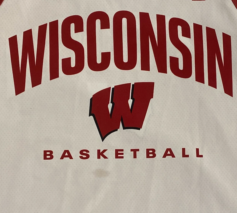 Kamari McGee Wisconsin Basketball Player Exclusive Reversible Practice Jersey (Size M)