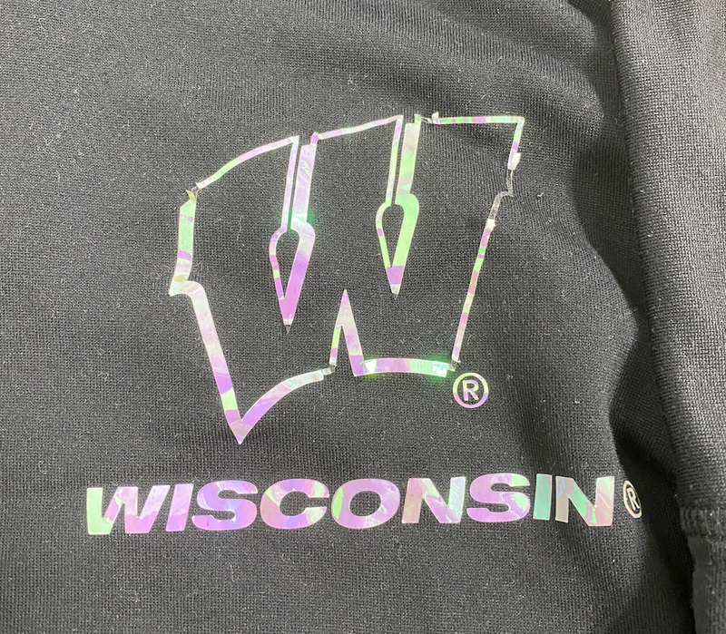 Quincy Burroughs Wisconsin Football Player Exclusive Travel Jacket with Reflective Logo (Size L)