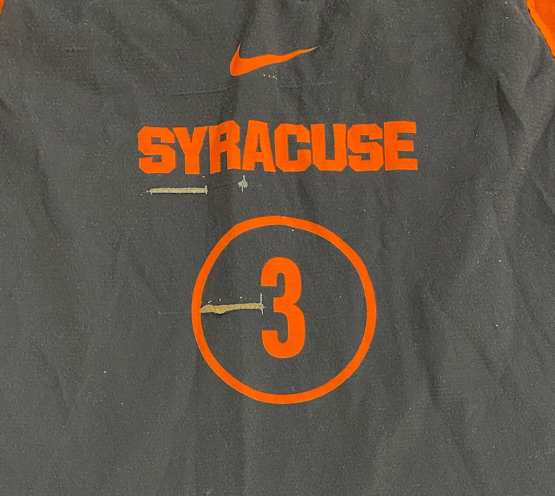 Lucas Taylor Syracuse Basketball Player Exclusive Reversible Practice Jersey (Size L)