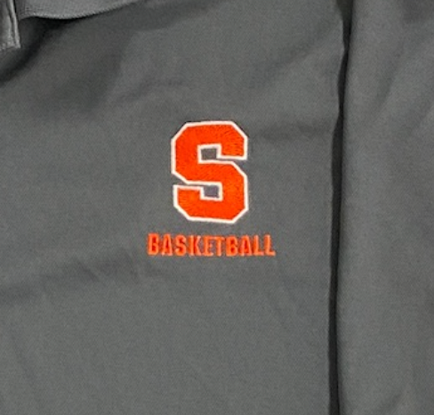 Lucas Taylor Syracuse Basketball Player Exclusive Travel Polo Shirt (Size L)