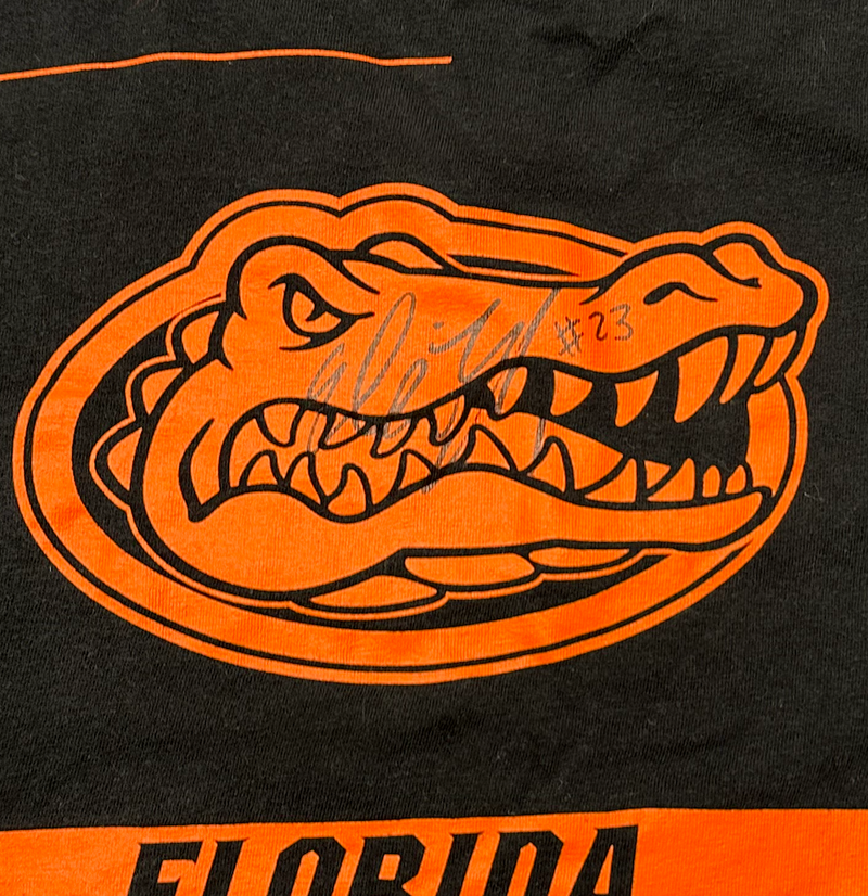 Elli McKissock Florida Volleyball SIGNED Player Exclusive Workout Shirt (Size L)
