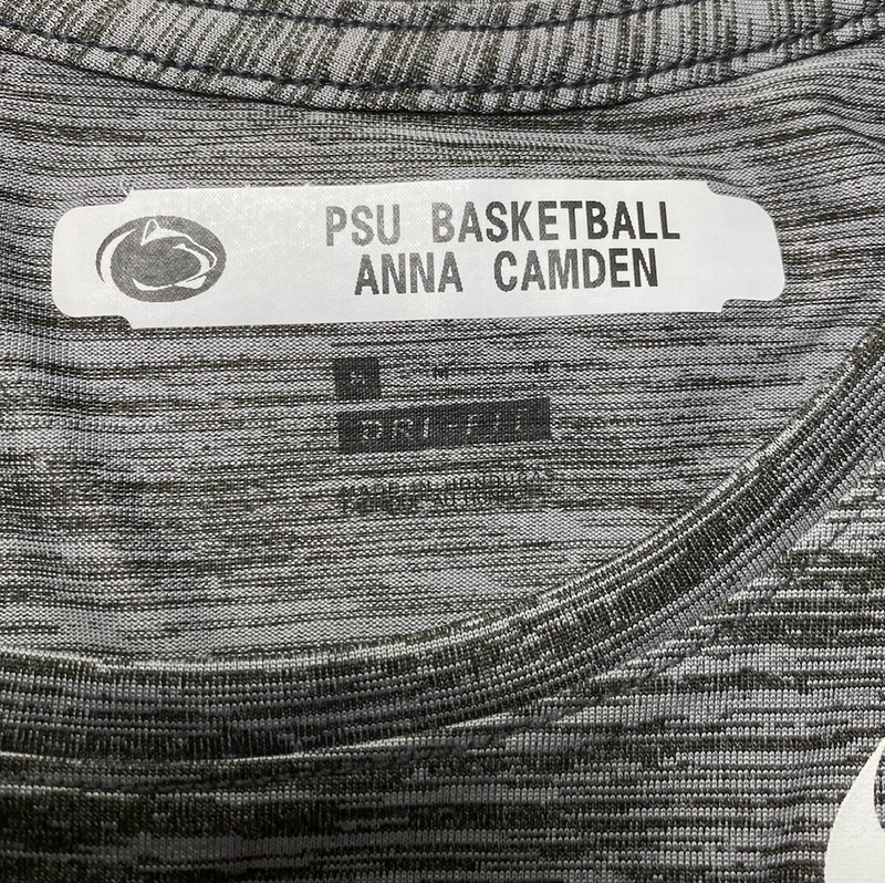 Anna Camden Penn State Basketball Team Issued Workout Shirt with Player Tag (Size M)