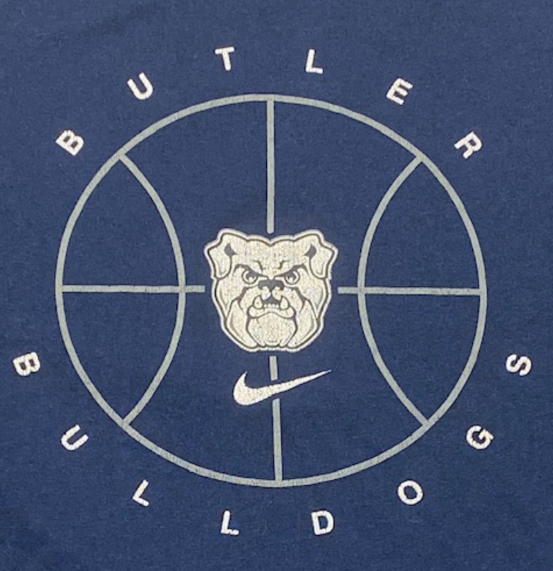 Bryce Nze Butler Basketball Team Issued Long Sleeve Shirt (Size XL)