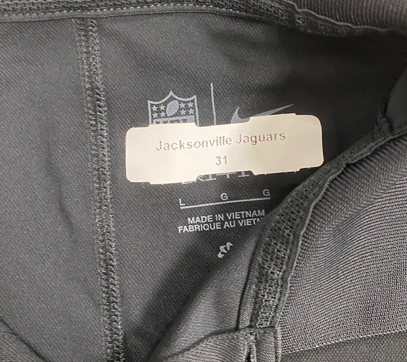 Keilan Robinson Jacksonville Jaguars Team Issued Polo Shirt with Player Tag (Size L)