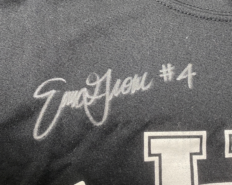 Emma Grome Kentucky Volleyball SIGNED Player Exclusive "Summer 2022 / Kentucky Strong" Strength & Conditioning Weight Room Workout Shirt (Size M)