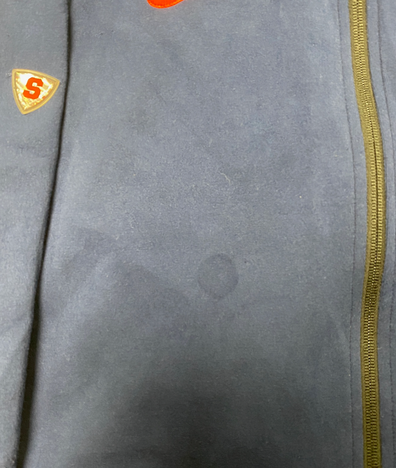 Robert Braswell IV Syracuse Basketball Player Exclusive Pre-Game Warm-Up Jacket with 