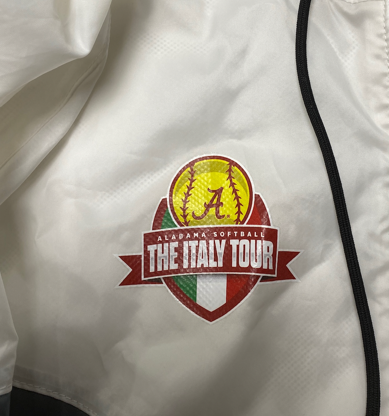 Kendal Clark Alabama Softball Player Exclusive 2023 "Italy Tour" Jacket (Size M)