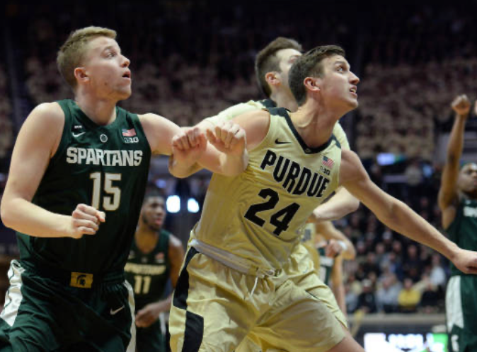 Thomas Kithier Michigan State Basketball 2018-2019 Game Worn Jersey (Size 50)