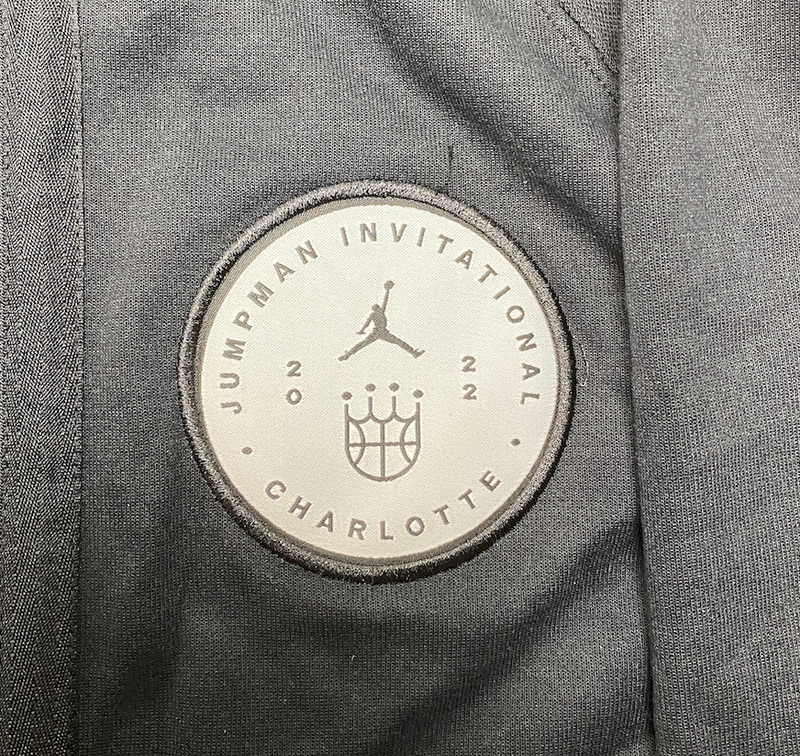 Jace Howard Michigan Basketball Player Exclusive 2022 JUMPMAN INVITATIONAL *INAUGURAL TOURNAMENT* RARE Jacket (Size XL)