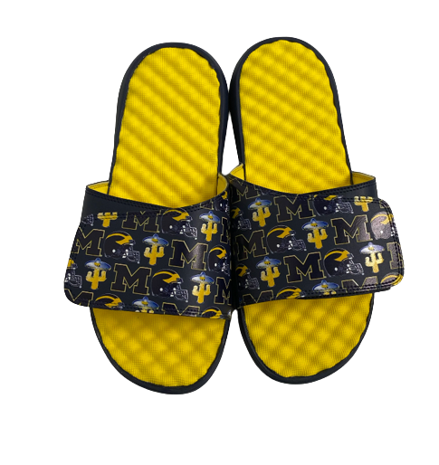 Jake Moody Michigan Football Team Issued Slides (Size 11)