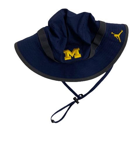 Jake Moody Michigan Football Team Issued Jordan Bucket Hat (Size S/M)
