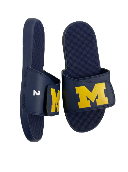 Jake Moody Michigan Football Team Issued Slides with 