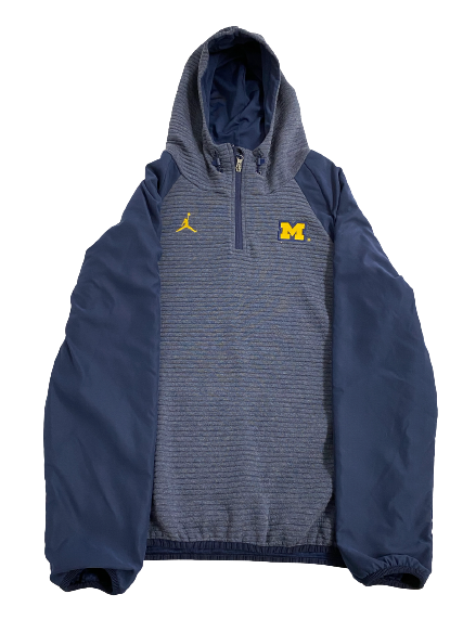 Jake Moody Michigan Football Team Exclusive Quarter-Zip Sweatshirt (Size L)