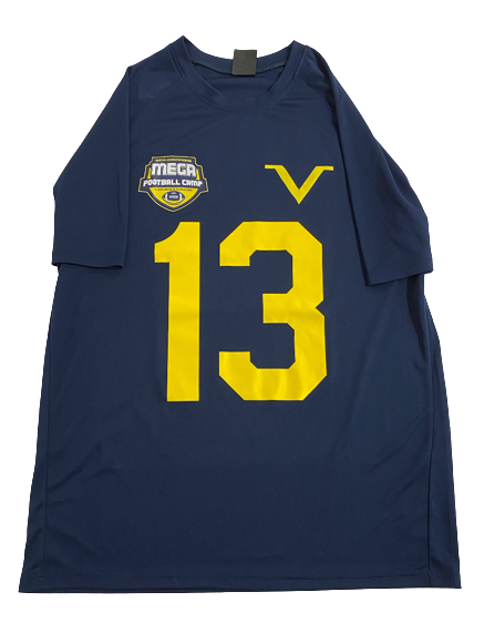 Jake Moody Michigan Football Exclusive Football Camp Shirt with Name & Number on Back - SIZE L