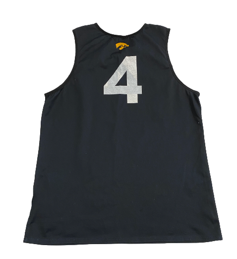 Ahron Ulis Iowa Basketball Player Exclusive Reversible Practice Jersey (Size M)
