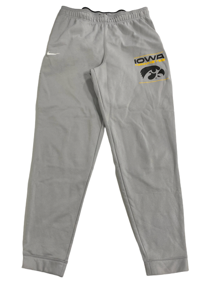 Ahron Ulis Iowa Basketball Team Issued Travel Sweatpants (Size M)