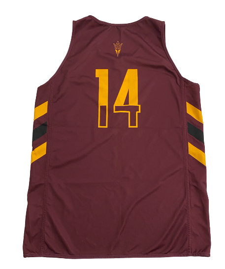 Enoch Boakye Arizona State Basketball Player Exclusive Reversible Practice Jersey (Size M)