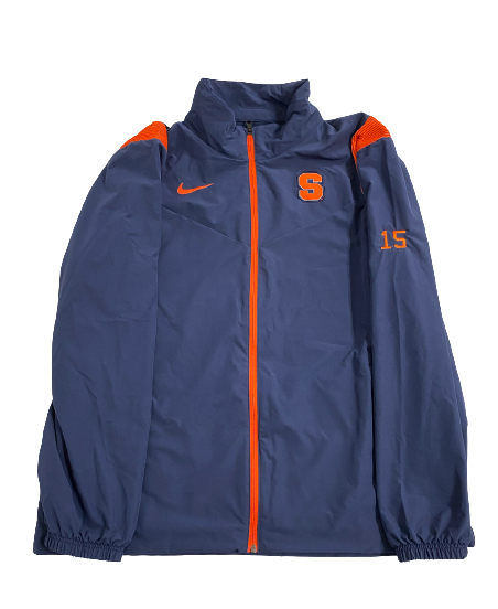 Jacobian Morgan Syracuse Football Player Exclusive Travel Jacket with Number (Size XL)