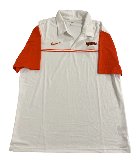 Jacobian Morgan Syracuse Football Team Issued Polo Shirt (Size L)