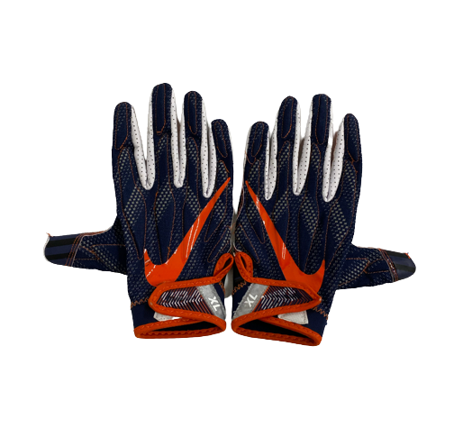 Devaughn Cooper Syracuse Football Player Exclusive ALTERNATE "44 LOGO" Gloves (Size XL)