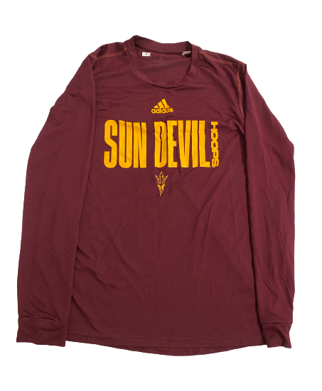 Desmond Cambridge Jr. Arizona State Basketball Team Issued Long Sleeve Shirt (Size L)