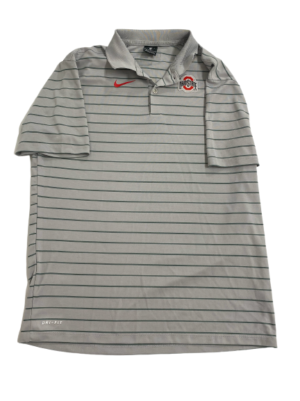 Jamari Wheeler Ohio State Basketball Team Issued Travel Polo Shirt (Size M)
