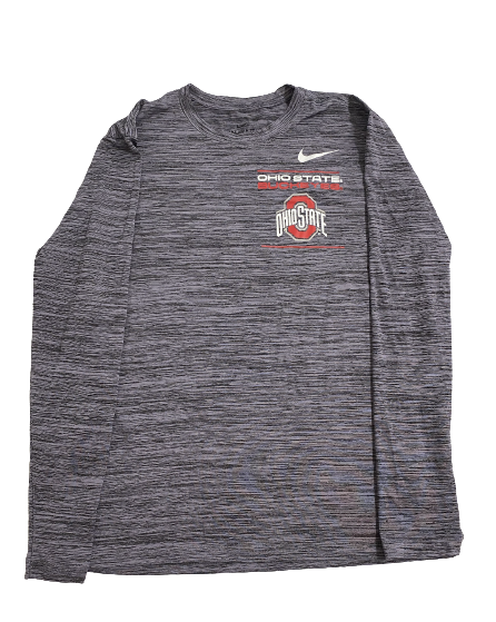 Jamari Wheeler Ohio State Basketball Team Issued Long Sleeve Shirt (Size M)