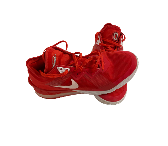 Jamari Wheeler Ohio State Basketball Player Exclusive "LeBron James" Shoes (Size 10)