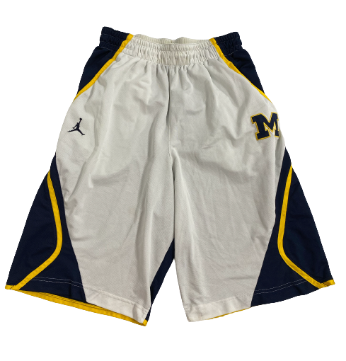 Ibi Watson Michigan Basketball Team Issued Workout Shorts (Size LT)