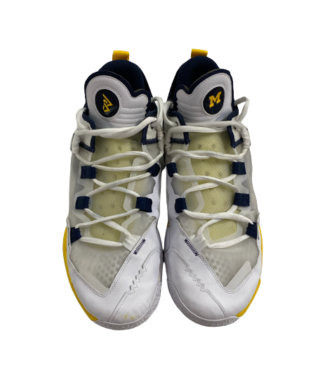 Joey Baker Michigan Basketball Player Exclusive "WESTBROOK" Shoes (Size 14)