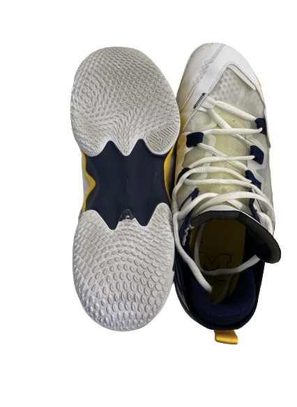 Joey Baker Michigan Basketball Player Exclusive "WESTBROOK" Shoes (Size 14)