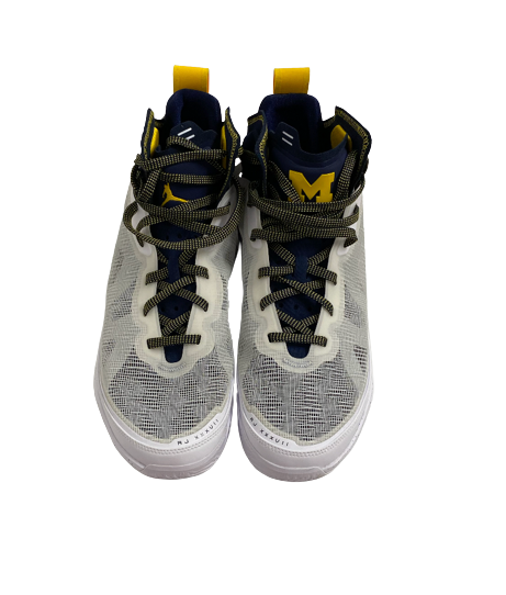 Joey Baker Michigan Basketball Player Exclusive Jordan Shoes (Size 14)